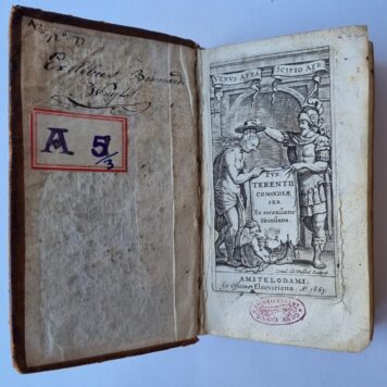 Terentius Comoediae sex. Ex recensione Heinsiana. Amsterdam, ex officina Elzeviriana, 1661.