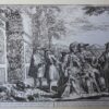 [Antique print, etching, Romeyn de Hooghe] Zeldzaam Huwelyk [Het raadsel te Nijmegen, 1619], published 1721, 1 p.