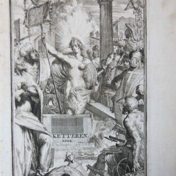[Antique title page, 1701] Historie der kerken en ketteren door Godfried Arnold, published 1701, 1 p.
