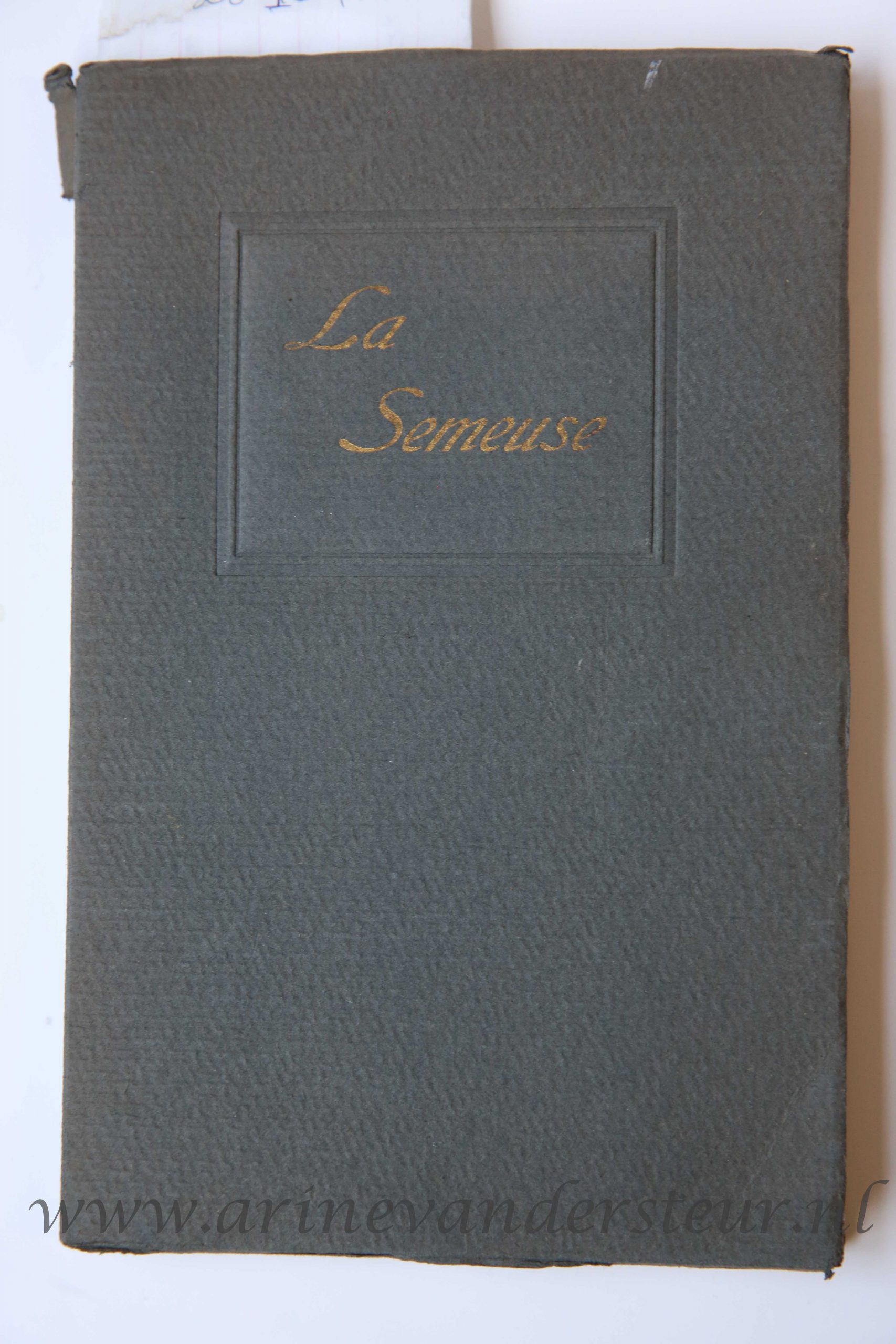 [ Fock, Maria Anne ] - La Semeuse, Menton [ 1914 ], 170 pag., priv uitgave.