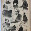 [Original lithograph/lithografie by Johan Braakensiek] In Burgerpligt 28 November 1887, 1 pp.