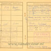BEERS, VAN; KNAC -- Controleboekje voor een toertocht in het buitenland van de K.N.A.C., t.n.v. M.A. van Beers, Olympiaplein, Amsterdam, 1956. Veel aantekeningen in handschrift.