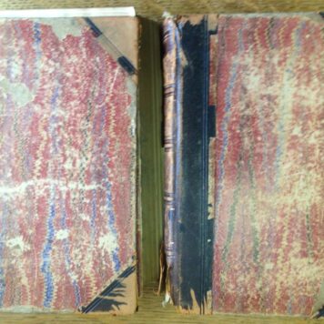 Pennsylvania Archives. Second series, reprinted, vol. VIII and IX, Harrisburg 1896, 804 + 818 pag.: Record of Pennsylvania marriages prior to 1810. Two volumnes in damaged bindings, but complete.