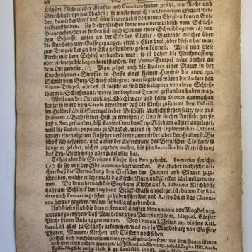 Monumentum Magdeburgicum, Das ist, Nachricht von denen Antiquitäten in Magdeburg, welche den Ursprung der Stadt betreffen [...] Maagdenburg en Leipzig Wed. Christoph Seidel 1725