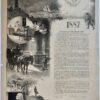[Original lithograph/lithografie by Johan Braakensiek] 1887 "Eenzaam op Oude-jaarsavond.", 2 Januari 1887, 1 pp.