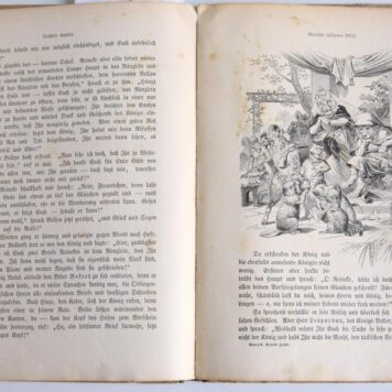 Reineke Fuchs, für die Jugend bearbeitet. Von Max Barack. Mit 6 Farbdruck- und 30 Textbildern von Christian Dotteler. Stuttgart, Loewes Derlag Ferdinand Carl, n. d. [ca. 1900].