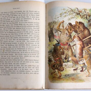 Reineke Fuchs, für die Jugend bearbeitet. Von Max Barack. Mit 6 Farbdruck- und 30 Textbildern von Christian Dotteler. Stuttgart, Loewes Derlag Ferdinand Carl, n. d. [ca. 1900].