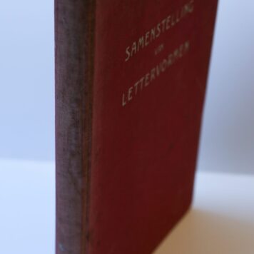 Samenstelling van lettervormen, Utrecht 1940, 70 pag., geb.
