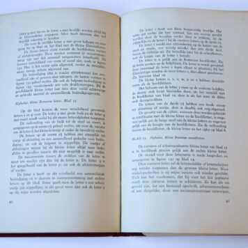 Samenstelling van lettervormen, Utrecht 1940, 70 pag., geb.