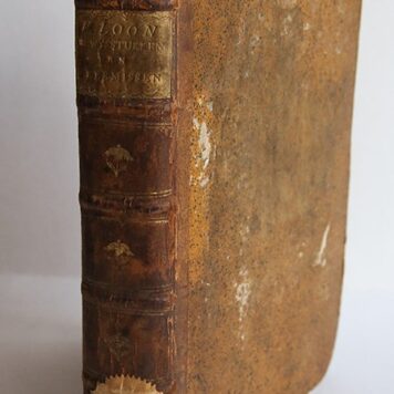 Beknopte verhandeling van de week- en jaarmarkten, midsgaders van de kermissen in Holland, Leiden v.d. Eyck, 1743, ( 20 ) + 96 pag., gebonden in half leer.