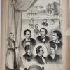 [Original lithograph/lithografie by Johan Braakensiek] Portretten en Namenlijst, 9 Januari 1887, 1 pp.