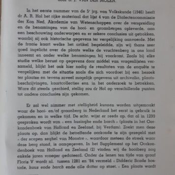 Over de beteekenis van eenige oude aardrijkskundige benamingen in Friesland, overdruk, K.N.A.G. LIV, 5 pag., geïll.