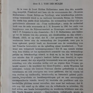 Over de beteekenis van eenige oude aardrijkskundige benamingen in Friesland, overdruk, K.N.A.G. LIV, 5 pag., geïll.
