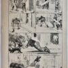 [Original lithograph/lithografie by Johan Braakensiek] Gelegenheid maakt den dief. (Historisch.) 13 Maart 1887, 1 pp.