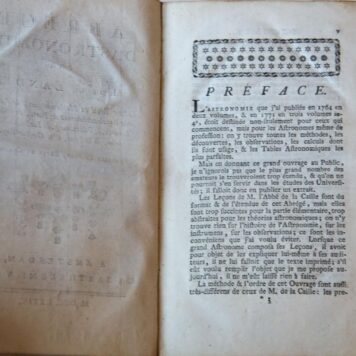 [Astrology] Abrege d'astronomie, nouvelle ed. Amsterdam, Vlam, 1774.