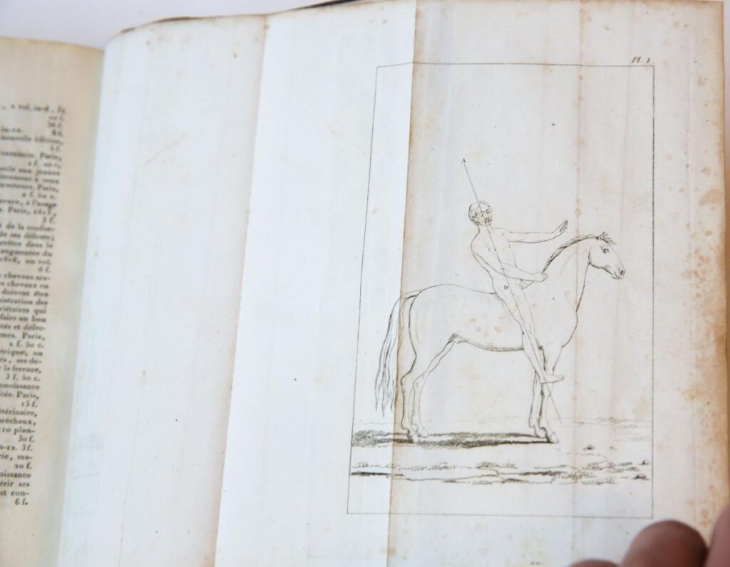Principes pour monter et dresser les chevaux de guerre, formant le 3e volume de l'ouvrage de M. le baron de Bohan, intitulé: Examen critique du militaire Francais. Paris, 1821.