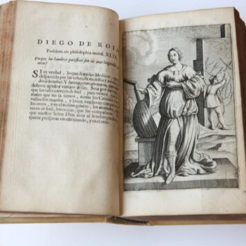 Schat der ghesontheyt, verciert met historyen, kopere platen, als oock met verssen van heer Jacob Cats, 7e druk (...) op nieus vermeerdert met het steen-stuck van dezelve autheur. 2 delen in 1 band, Amsterdam, J.J. Schipper, 1649.