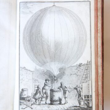 Description des experiences de la machine aerostatique de MM. de Montgolfier et de celles auxquelles cette decouverte a donne lieu. Paris, Cuchet, 1783, 40+299+(7) pp. FIRST EDITION. Text in French.