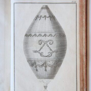 Description des experiences de la machine aerostatique de MM. de Montgolfier et de celles auxquelles cette decouverte a donne lieu. Paris, Cuchet, 1783, 40+299+(7) pp. FIRST EDITION. Text in French.