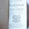 Histoire de Florence. 2 delen in 1 band, Amsterdam, H. Desbordes, 1694.