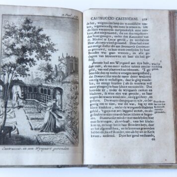 Het toneel van Italien, geopend in de historie van Florence (...) waar achter is bygevoegt het leven van Castruccio Castricani. Vertaald door D. Ghys, 's-Gravenhage, E. Boucquet, 1703.