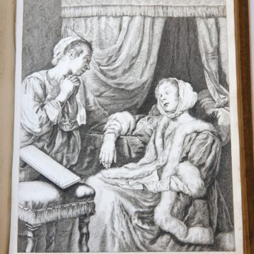 Zinspelende gedigjes op de geestige printjes, ge-etst door Pieter de Mare na de teekeningen van mejuffrouw Christina Chalon. Amsterdam, W. de Vliet, 1793, 32 pp.