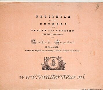 UTRECHT, UNIVERSITEIT--- Dertien gedrukte stukken betr. het tweede eeuwfeest van de Utrechtse hoogeschool in 1836.