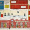 PALTHE, WASSERIJ--- Bouwplaat 2a van het 'Palthe dorp, Fabriek II', 28x46 cm., [ca. 1940?].