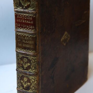 Histoire generale des voyages ou nouvelle collection de toutes les relations de voyages par mer et par terre. Tome 24, Amsterdam, Harrevelt en Changuion, 1779, 8 + 544 pp. Text in French.