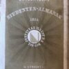 Utrechtsche Studenten Almanak 1854, Utrecht D. Post Uiterweer 1854, 127 pp.