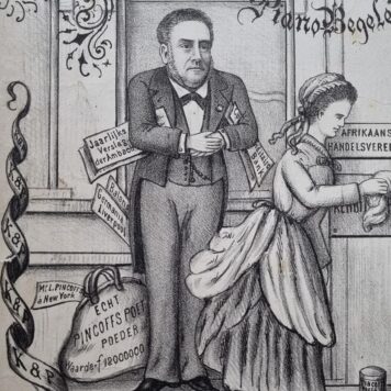 De plaat gepoetst, humoristisch lied met pianobegeleiding, [muziekblad met illustratie op titelpagina].