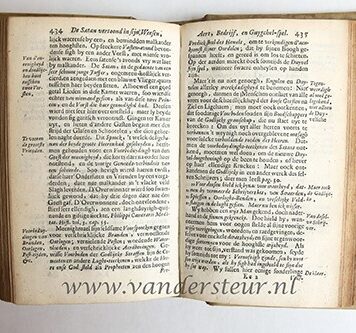 Wercksaeme duyvelen in de weereld of vervolgh vande Satan in sijn weesen, aert, bedryf en guygchelspel, vertoond in een historische verhandelingh van duyvelsche gesighten, spoocken, droomen, voorteeckenen, voorseggingen, toveryen. Utrecht, A. Schouten, 1692.