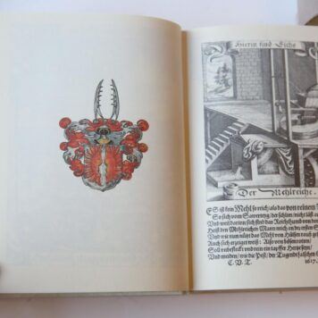 Fruchtbringende Gesellschaft. Der fruchtbringende gesellschaft geoffneter erzschrein. 3 volumes in cassette 1985.