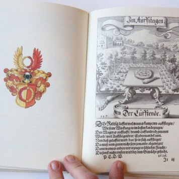 Fruchtbringende Gesellschaft. Der fruchtbringende gesellschaft geoffneter erzschrein. 3 volumes in cassette 1985.