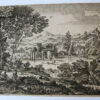 [Antique print, etching, ca 1705] Landscape with figures, published ca 1705, 1 p.