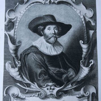 [Antique print, etching and engraving] Portrait of Dirck Jansz. van Oirschott, published ca 1660, 1 p.