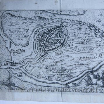 [Original etching/ets, ca 1613] BRIEL (Brielle), published ca 1613.
