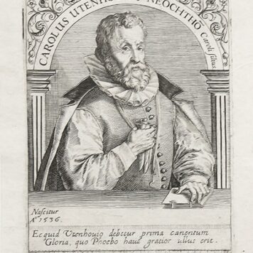 CAROLUS UTENHOUIUS NEOCHTHO Caroli filius. (Portrait of Karl van Utenhove)