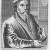 [Antique print, etching and engraving] [16] Joos van Cleve (Pictorum aliquot celebrium, præcipué Germaniæ Inferioris, effigies; series title), published 1610, 1 p.