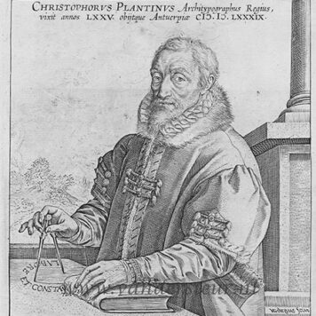 CHRISTOPHORUS PLANTINUS... (portrait of Christoph Plantijn)