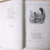 Antiek boek met hardcover 1852, fabels - J. De La Fontaine. Illustrations par Grandville. Paris, Garnier Frères, 1852.
