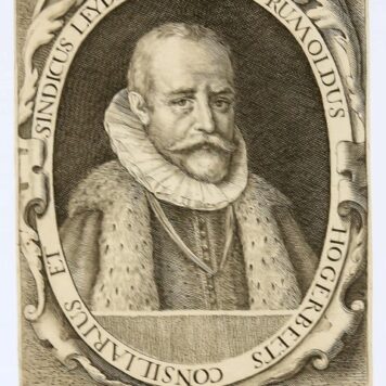 Antique Engraving 1570-1637 - Portrait of Rombout Hogerbeets - C. Van de Passe, published 1570-1637, 1 p.