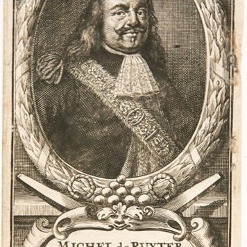Antique Etching and Engraving - Portrait of Michiel de Ruyter (1607-1676) - Unknown Maker