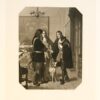 Antique Engraving 19th century, The reconciliation between Cornelis Tromp and Michiel de Ruyter - J.H.M.H. Rennefeld, published 19th century, 1 p.