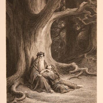 Viviane, van Alfred Tennyson, in metrische verzen vertaald door J.H.F. le Comte, met illustratiën van Gustave Doré. Rotterdam, Nijgh & van Ditmar, 1889.