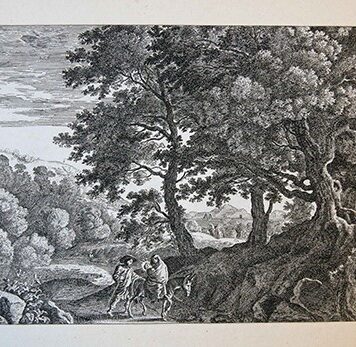 The little angels on the hill [set title: The flight into Egypt]