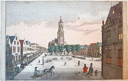 View on the 'Nieuwe Kerk' in Delft.