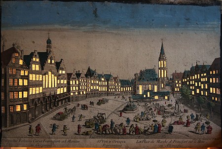 [Optica print, illumination] La Place du Marché de Francfort sur le Mein en Allemagne.