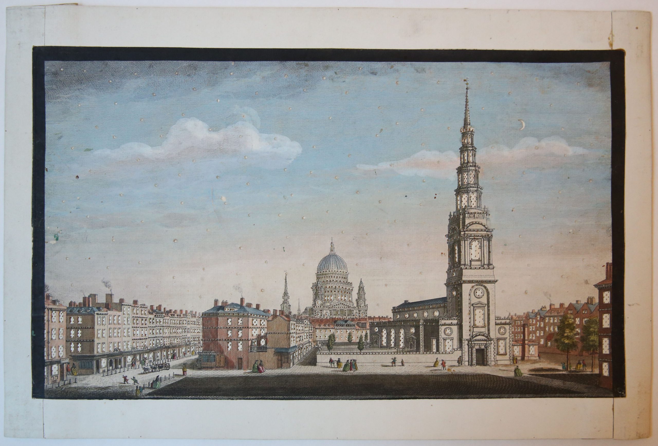 Optica print/Opticaprent: [London] St. Paul in London, ca 1750-1800, 1 p.