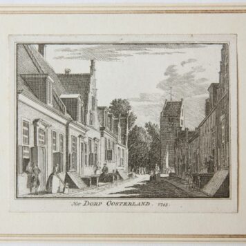 Het Dorp Oosterland. 1745.